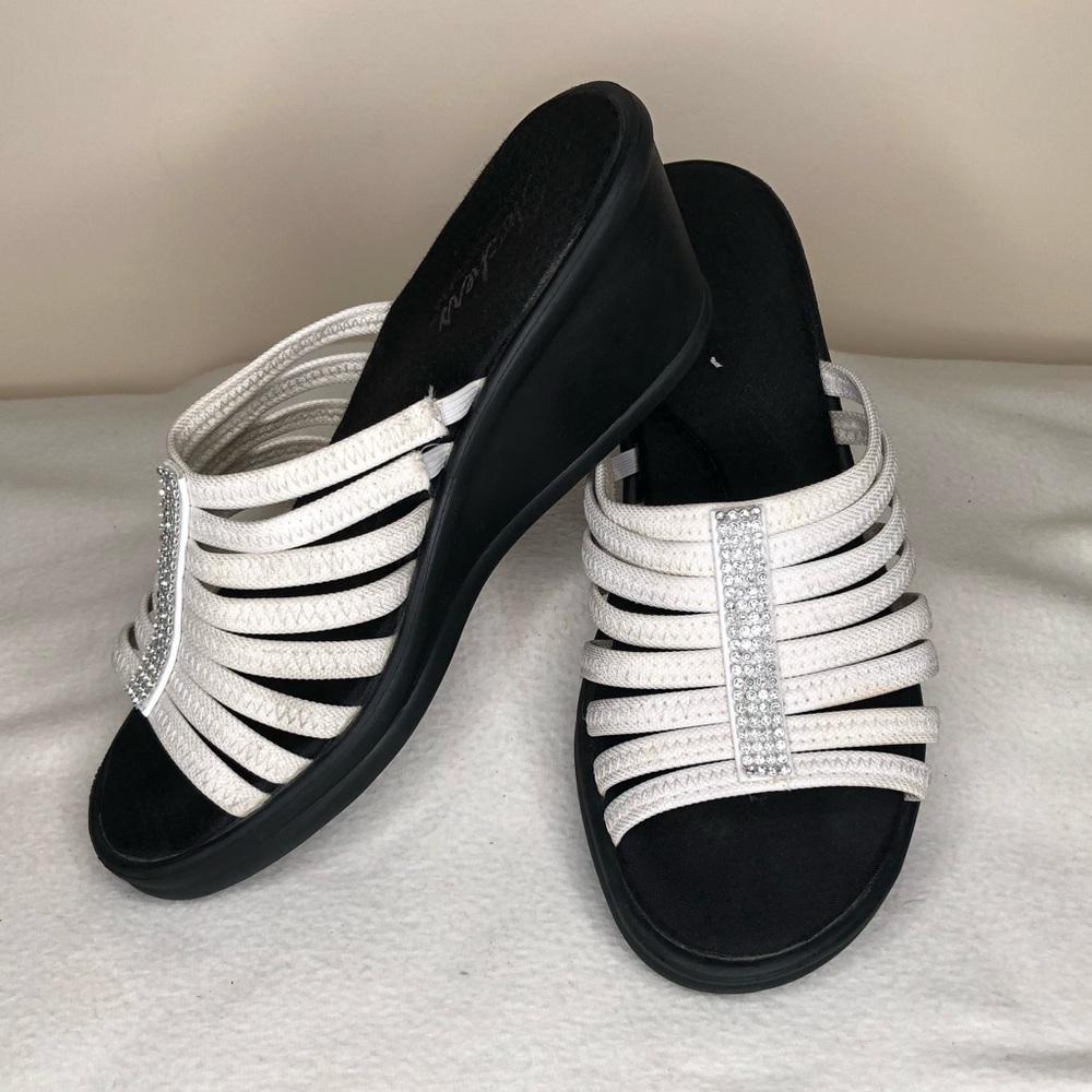 Sparkly Skechers Wedge Sandals